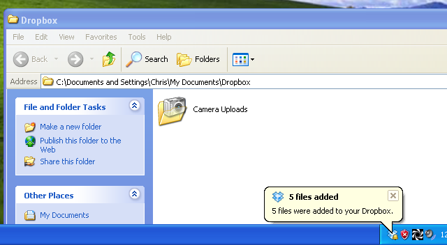 dropbox on windows xp   5 Tools To Migrate Your Data From Windows XP